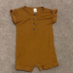Loulou Studio Brown Kids Bodysuit